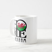 HOME Wrexham Wales 11oz Koffiemok (Voorkant links)