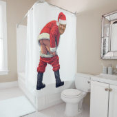 HOME-X Donald Trump Yelling Toilet Paper Roll, Fun Douchegordijn (In situ)