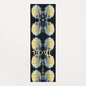 Home Yellow Rose Abstracte Inspirerend woorden Yogamat (Voorkant)