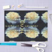Home Yellow Rose Inspirerend Words ontkoppelen Tissuepapier (Craft)