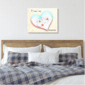 HOME ZEGT EEUWIG CANVAS AFDRUK (Insitu (Slaapkamer))