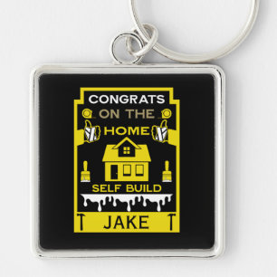 Home Zelfbouw Gefeliciteerd Sleutelhanger