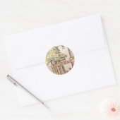 Home Zoete bloemen Ronde Sticker (Envelop)