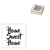 Home zoete home rubberstempel, kaartmaken, diy, rubberstempel (Gestempeld)