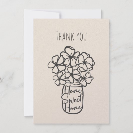 Home - Zoete startpunt - Hartelijk dank voor je pl Bedankkaart (Voorkant)