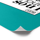 Home zonder Boeken = Lichaam zonder ziel Poster (Hoek)