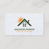 Home Zonneschijn | Commercieel privébezit Visitekaartje (Voorkant)