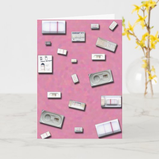 Home Zwangerschapstests Kaart (Gele Bloem)