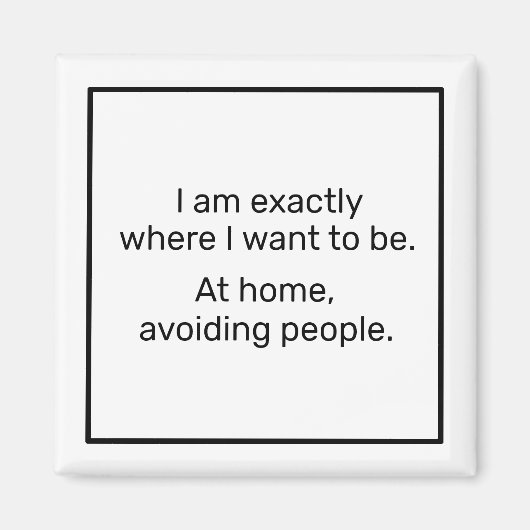 Home (zwart) magneet (Voorkant)