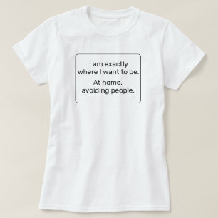 Home (zwart) t-shirt