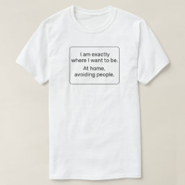 Home (zwart) t-shirt