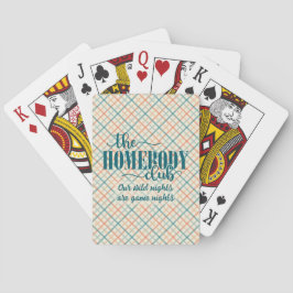 Homebody Club Plaid Pokerkaarten