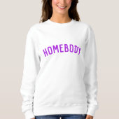 Homebody | Modern Paarse Trendy Home Lover Trui (Voorkant)