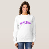 Homebody | Modern Paarse Trendy Home Lover Trui (Voorkant volledig)