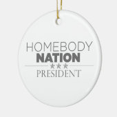 Homebody Nation President Keramisch Ornament (Links)