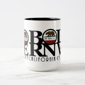 HomeBornLove Triple Play San Francisco 15oz Tweekleurige Koffiemok (Center)