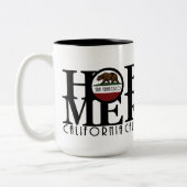 HomeBornLove Triple Play San Francisco 15oz Tweekleurige Koffiemok (Links)