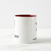 "Homeboy" koffie-Mok Tweekleurige Koffiemok (Center)