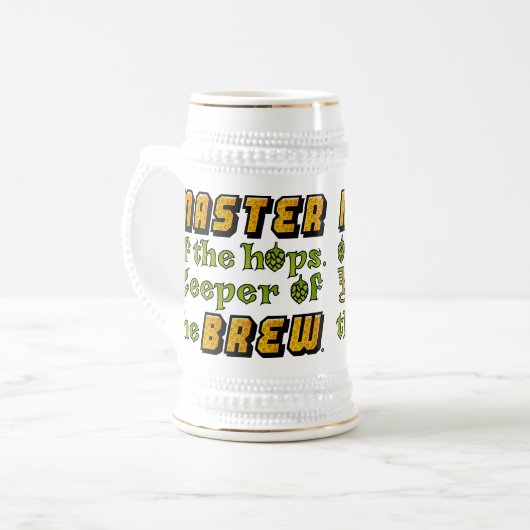 Homebrew Beer Brewer Bierpul (Voorkant links)