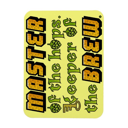 Homebrew Beer Brewer Magneet (Verticaal)
