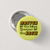 Homebrew Beer Brewer Ronde Button 3,2 Cm (Voorkant /achterkant)