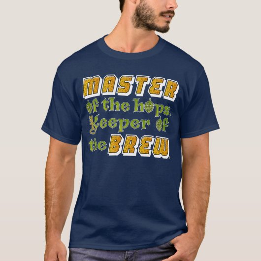 Homebrew Beer Brewer T-shirt (Voorkant)