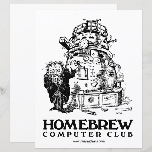 Homebrew Club Poster (Voorkant / Achterkant)