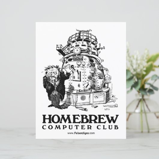 Homebrew Club Poster (Staand voorkant)