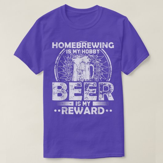 Homebrew Craft Beer bierdrinker T-shirt (Design voorkant)