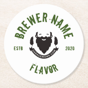 Homebrew Drink Onderzetter Sjabloon Design