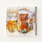 Homebrew-laptop voor brouwerijen notitieboek (Achterkant)