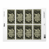  HomeBrewed Bierlabel grijs Etiket (Full Sheet)