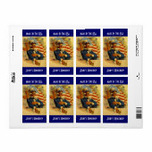Homebrewing Bier Labels Uncle Sam Made in de Veren (Full Sheet)
