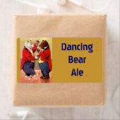 Homebrewing Bierfles Label Dancing Party Beren (Insitu)