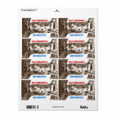 Homebrewing Bierflesetiket Ouderwets Brouwen Etiket (Full Sheet)