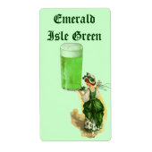 Homebrewing Bierlabel Irish Green St Patricks Day Etiket (Voorkant)