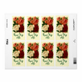 Homebrewing Labels Bierwijn Roos Hip Rozen (Full Sheet)