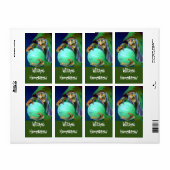 Homebrewing levert bier brouwen heks brouwen label (Full Sheet)