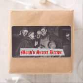 Homebrewing levert bierlabel Monks' Secret Brew Etiket (Insitu)