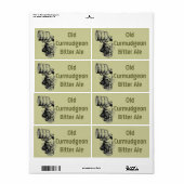 Homebrewing Supplies Bier Brouwen Curmudgeon Bitte Etiket (Full Sheet)