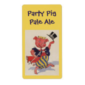 Homebrewing Supplies Bierfeestvarken Bord ale labe Etiket (Voorkant)