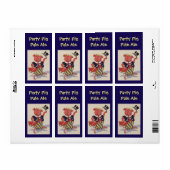 Homebrewing Supplies Bierfeestvarken Bord ale labe Etiket (Full Sheet)