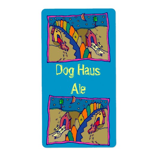 Homebrouwbenodigdheden voor bietenhuismerken etiket (Voorkant)