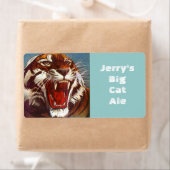 Homebrouwbenodigdheden voor bietenhuismerken etiket (Insitu)