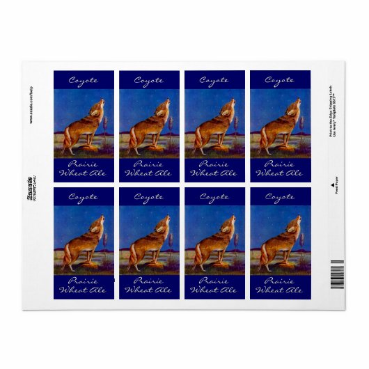 Homebrouwbenodigdheden voor brouwerijen met homebr etiket (Full Sheet)