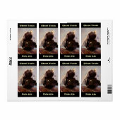 Homebrouwbenodigdheden voor brouwerijen met homebr etiket (Full Sheet)