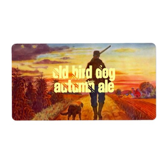 Homebrouwende voorraad bierbrouwerende labels aanp (Voorkant)