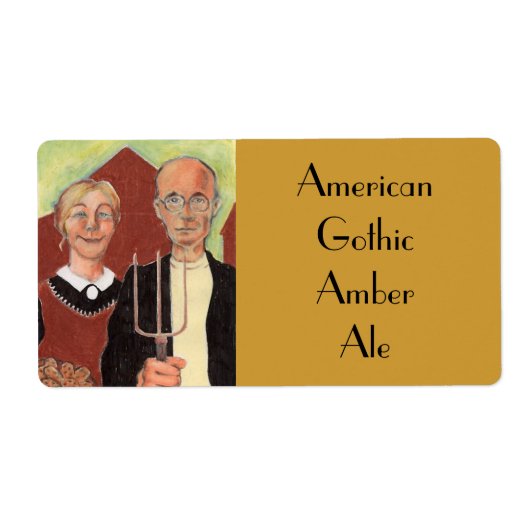 Homebrouwende voorraad bierbrouwerende labels aanp (Voorkant)