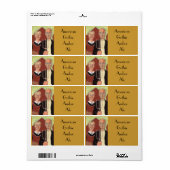 Homebrouwende voorraad bierbrouwerende labels aanp (Full Sheet)