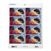 Homebrouwende voorraad bierbrouwerende labels aanp (Full Sheet)
